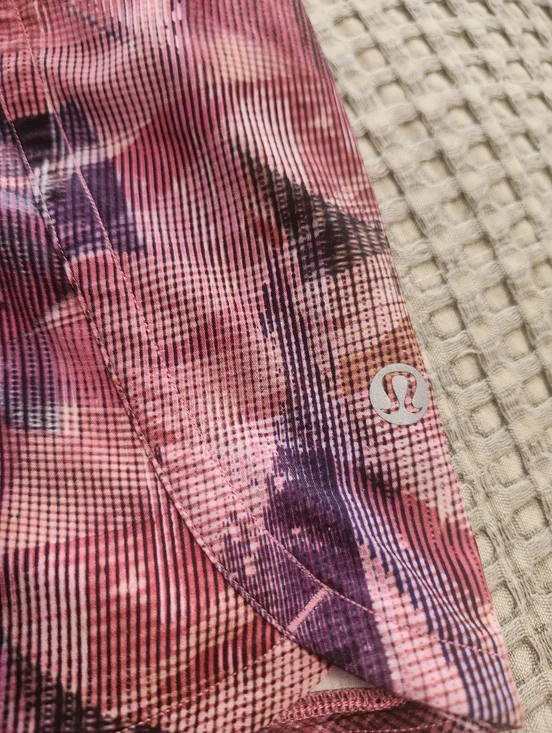 Lululemon Speed Up Short Sz 4 *2.5" In Sun Dazed Multi Pink Super Dark - Picture 14 of 14